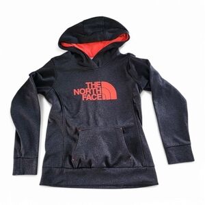 The North Face Womens Small Gray and Orange Hoodie